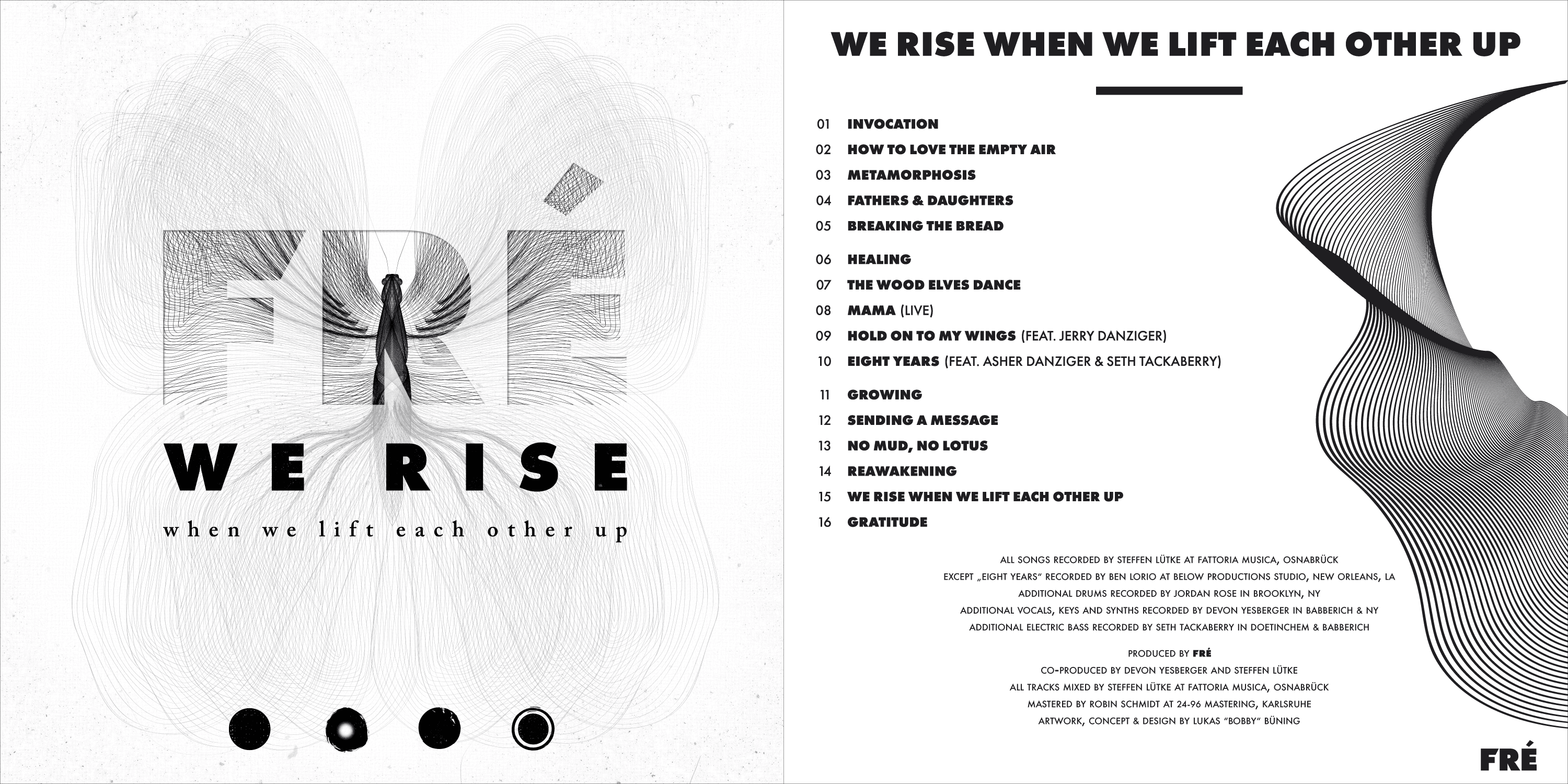 WE RISE When We Lift Each Othr Up - Limited Edition front- and back-cover